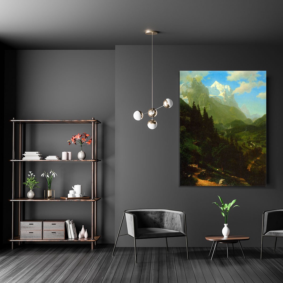 Matterhorn by Bierstadt Canvas Print or Poster