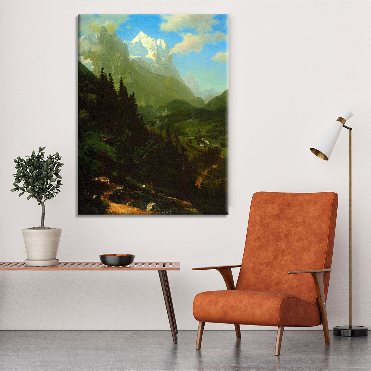Matterhorn by Bierstadt Canvas Print or Poster