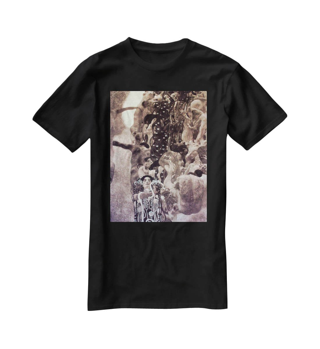 Medicine by Klimt T-Shirt - Canvas Art Rocks - 1