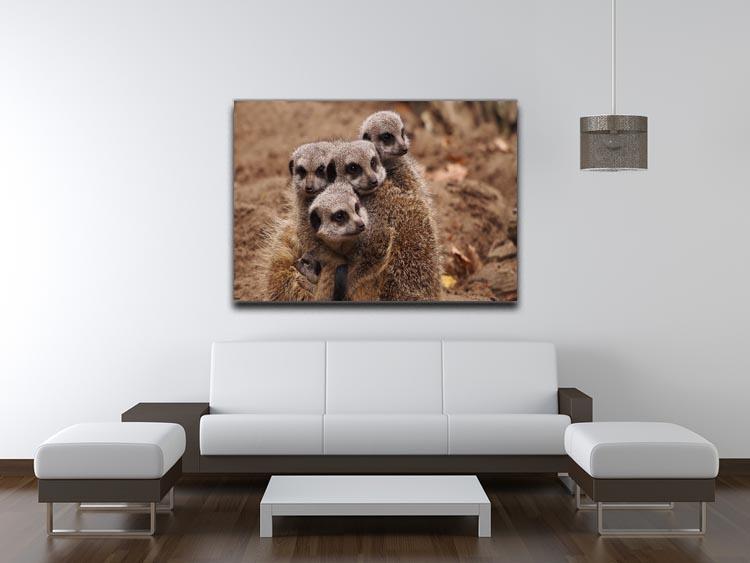 Meerkat family Canvas Print or Poster - Canvas Art Rocks - 4