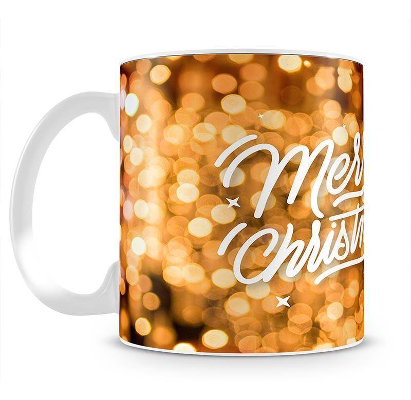 Merry Christmas Glitter Mug - Canvas Art Rocks - 2