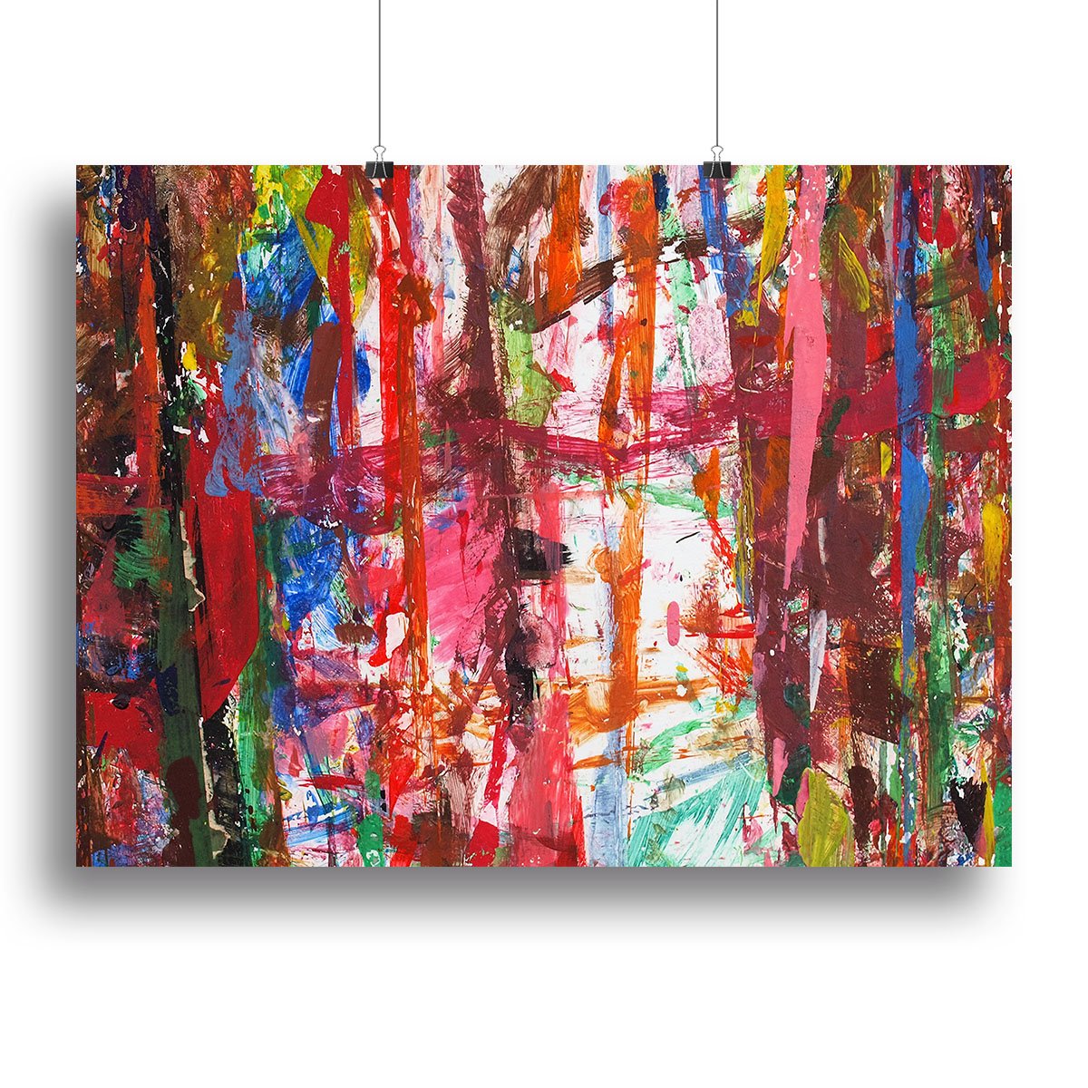 Messy Art Canvas Print or Poster