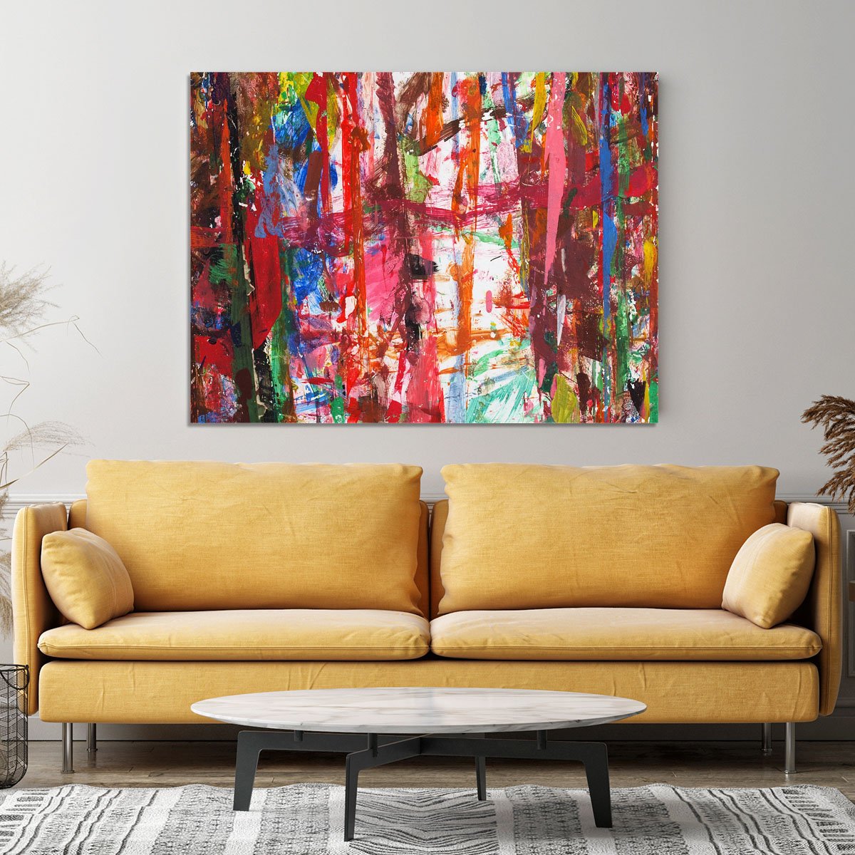 Messy Art Canvas Print or Poster