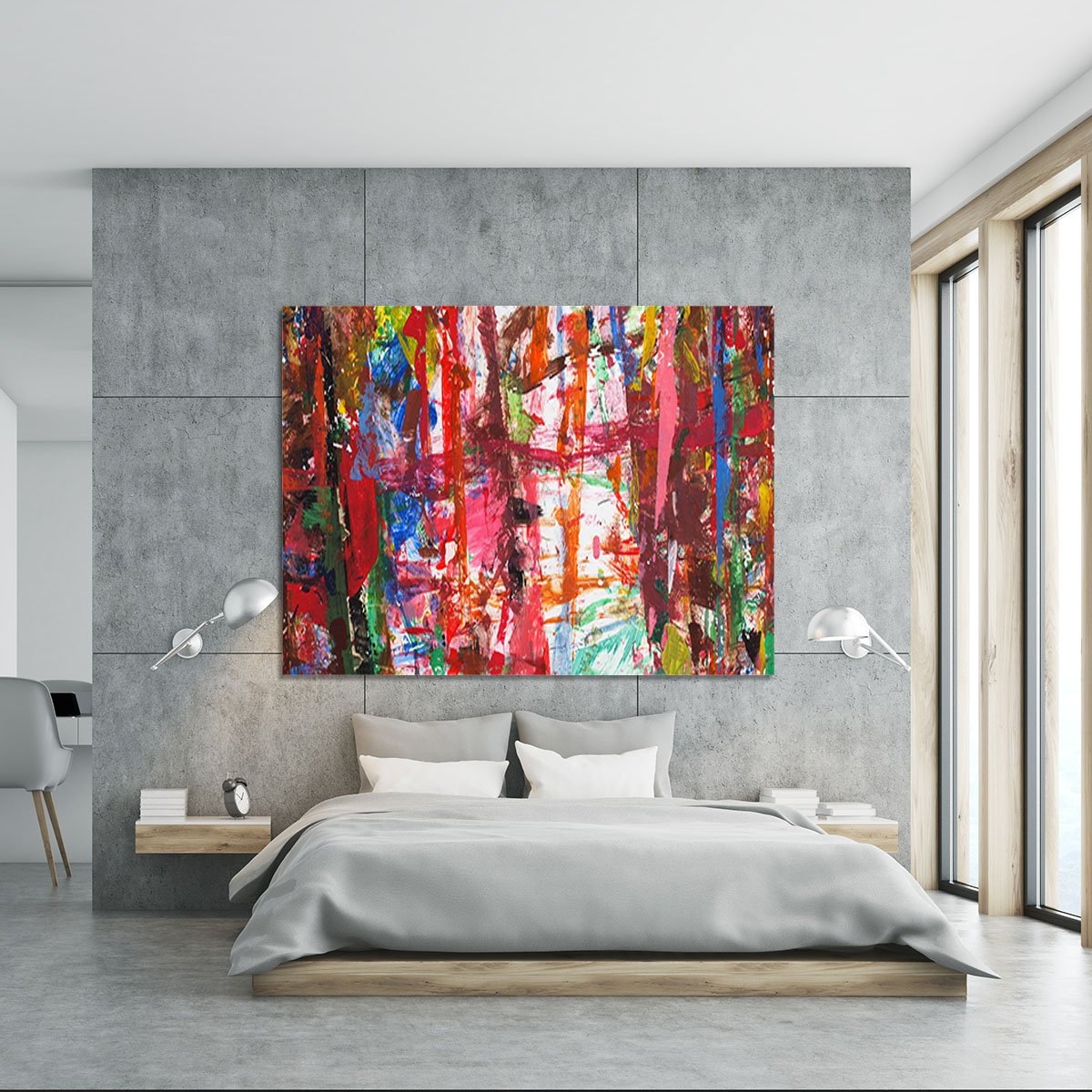Messy Art Canvas Print or Poster