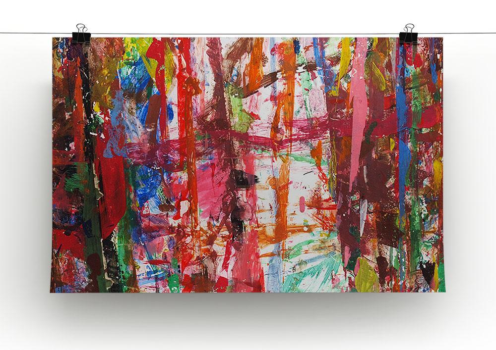 Messy Art Canvas Print or Poster - Canvas Art Rocks - 2