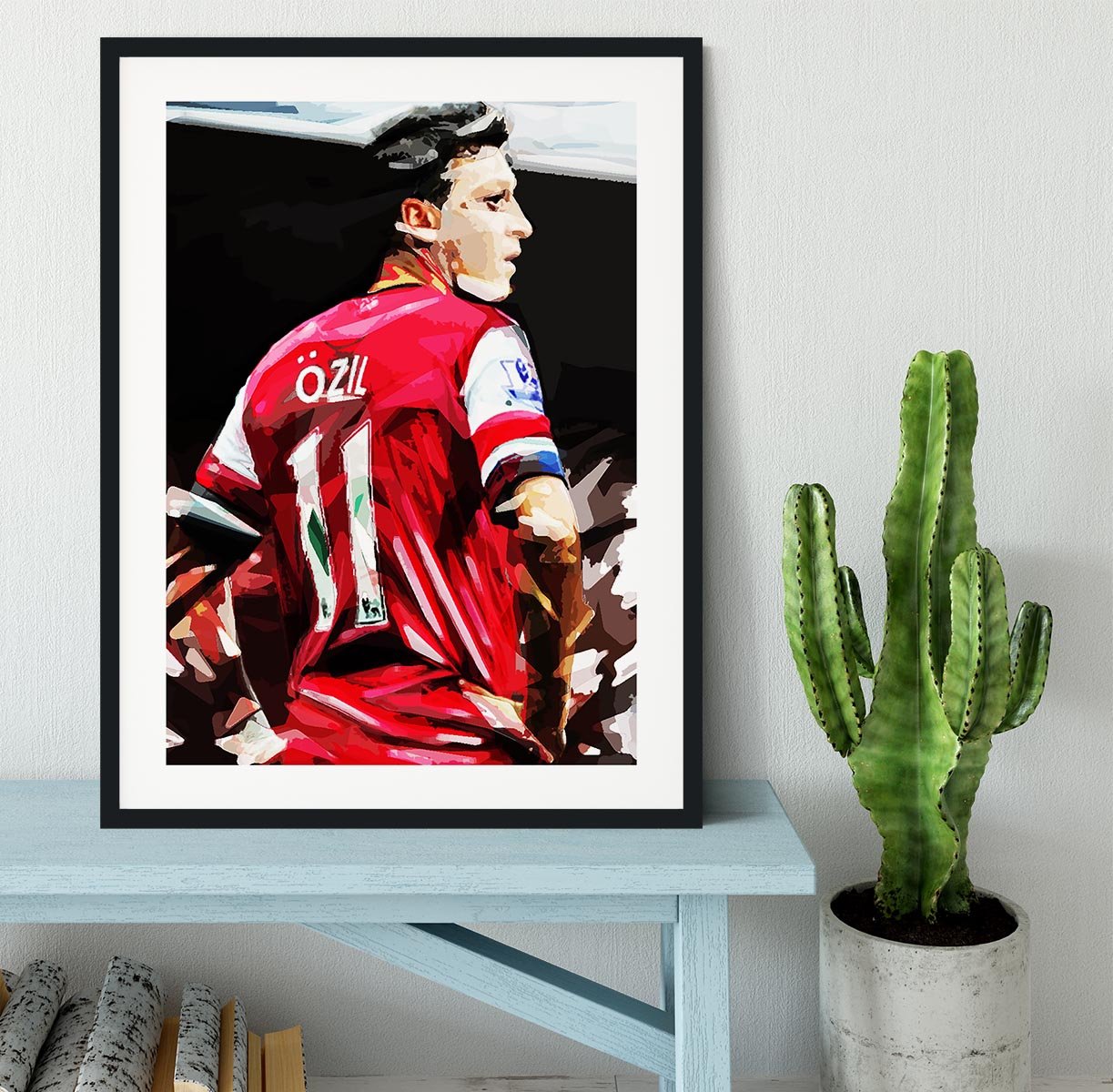 Mesut Ozil Framed Print - Canvas Art Rocks - 1