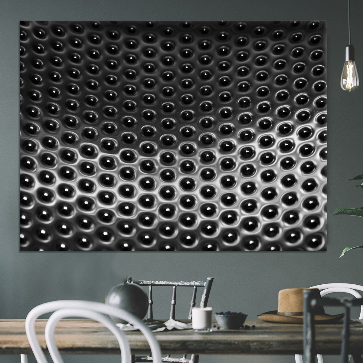 Metal Rivets Canvas Print or Poster