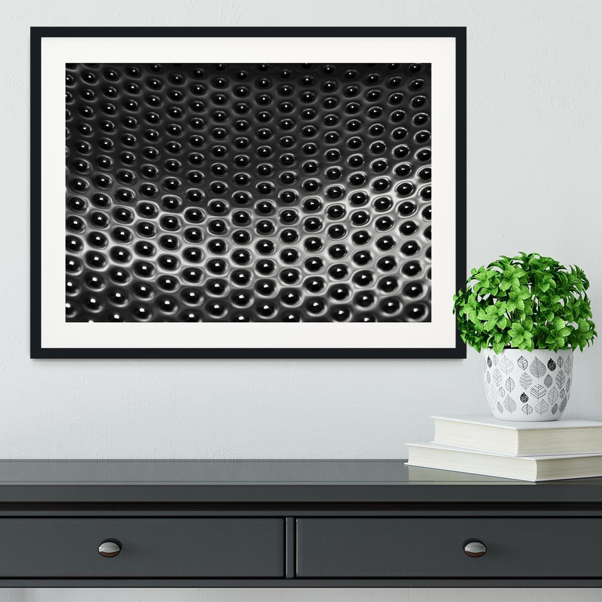 Metal Rivets Framed Print - Canvas Art Rocks - 1