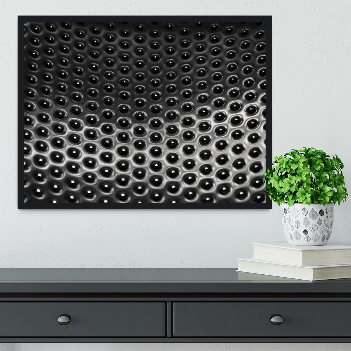 Metal Rivets Framed Print - Canvas Art Rocks - 2