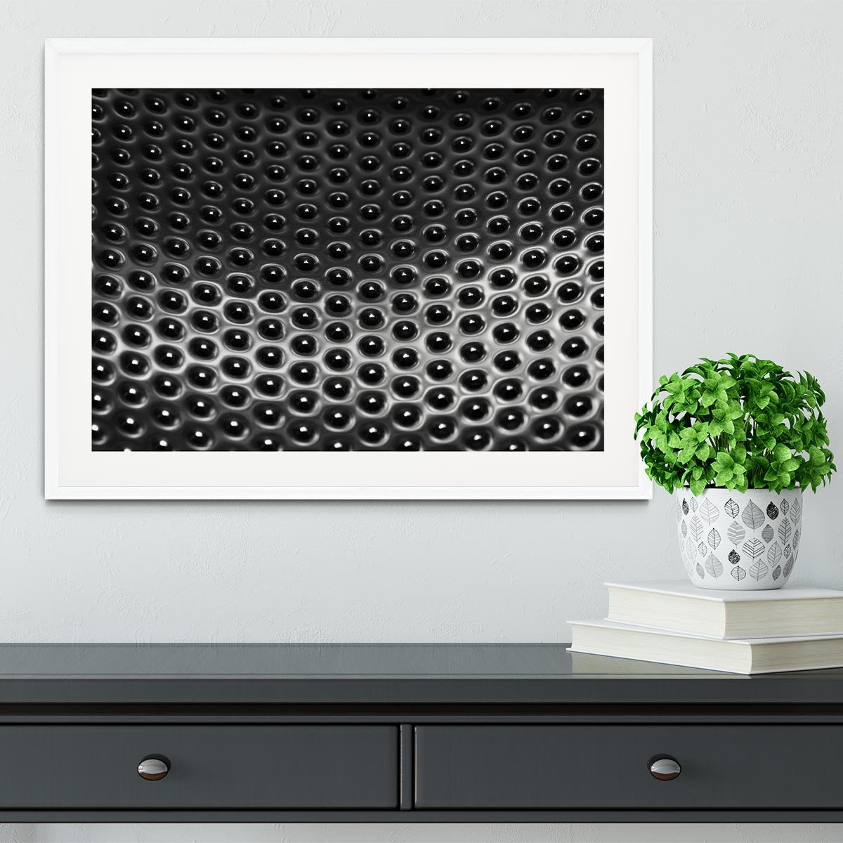 Metal Rivets Framed Print - Canvas Art Rocks - 5