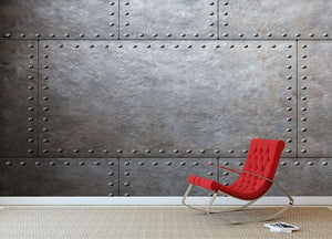 Metal armor plates Wall Mural Wallpaper - Canvas Art Rocks - 2