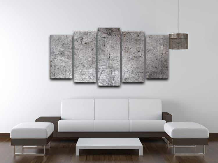 Metal texture 5 Split Panel Canvas - Canvas Art Rocks - 3