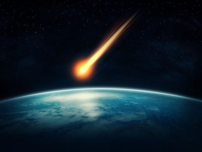 Meteor flying to the earth Wall Mural Wallpaper