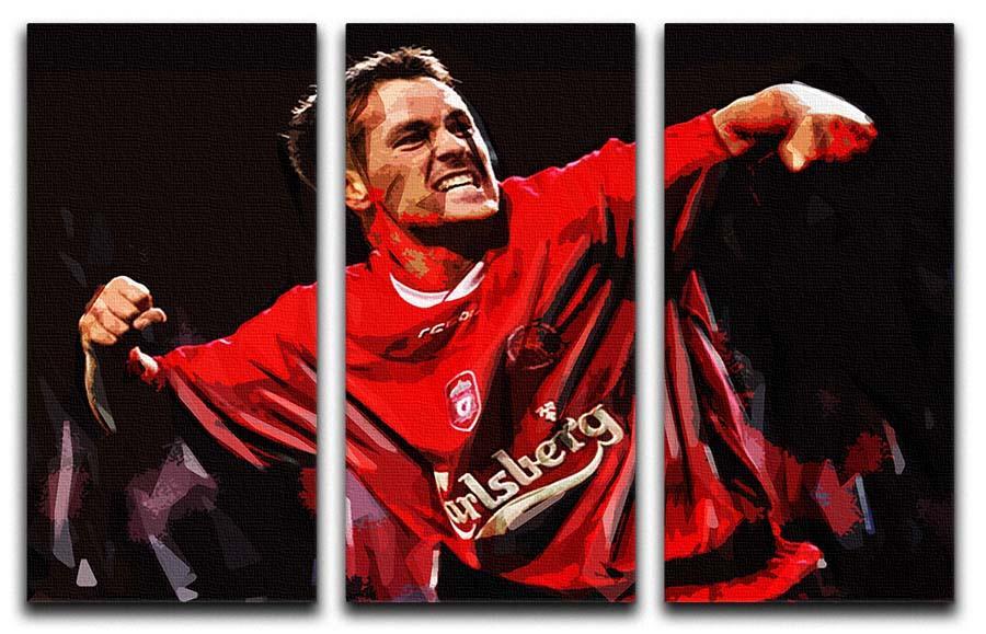 Michael Owen Liverpool 3 Split Panel Canvas Print - Canvas Art Rocks - 1