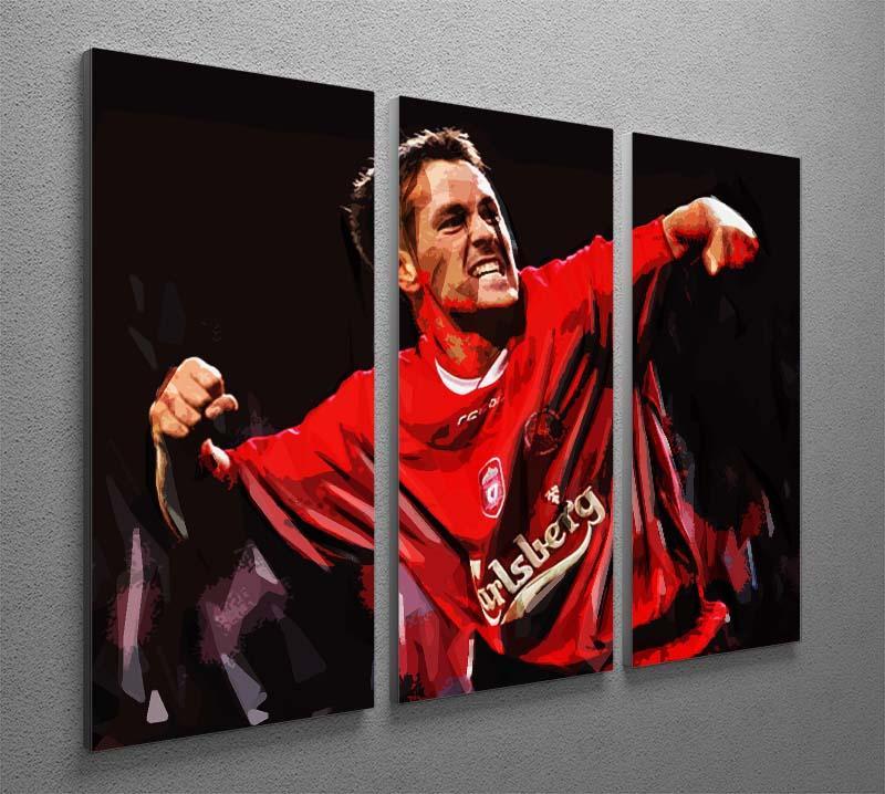 Michael Owen Liverpool 3 Split Panel Canvas Print - Canvas Art Rocks - 2
