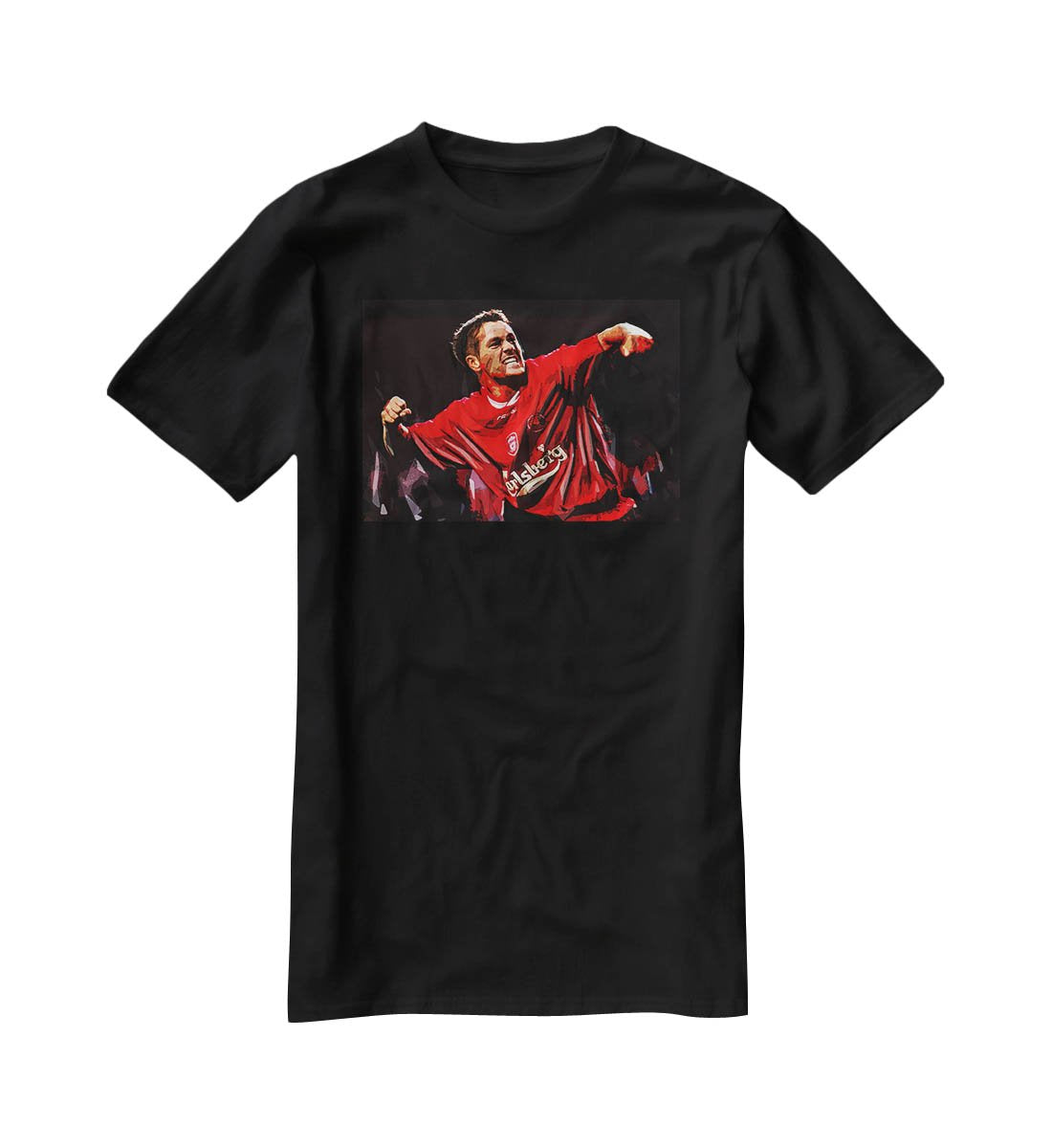 Michael Owen Liverpool T-Shirt - Canvas Art Rocks - 1