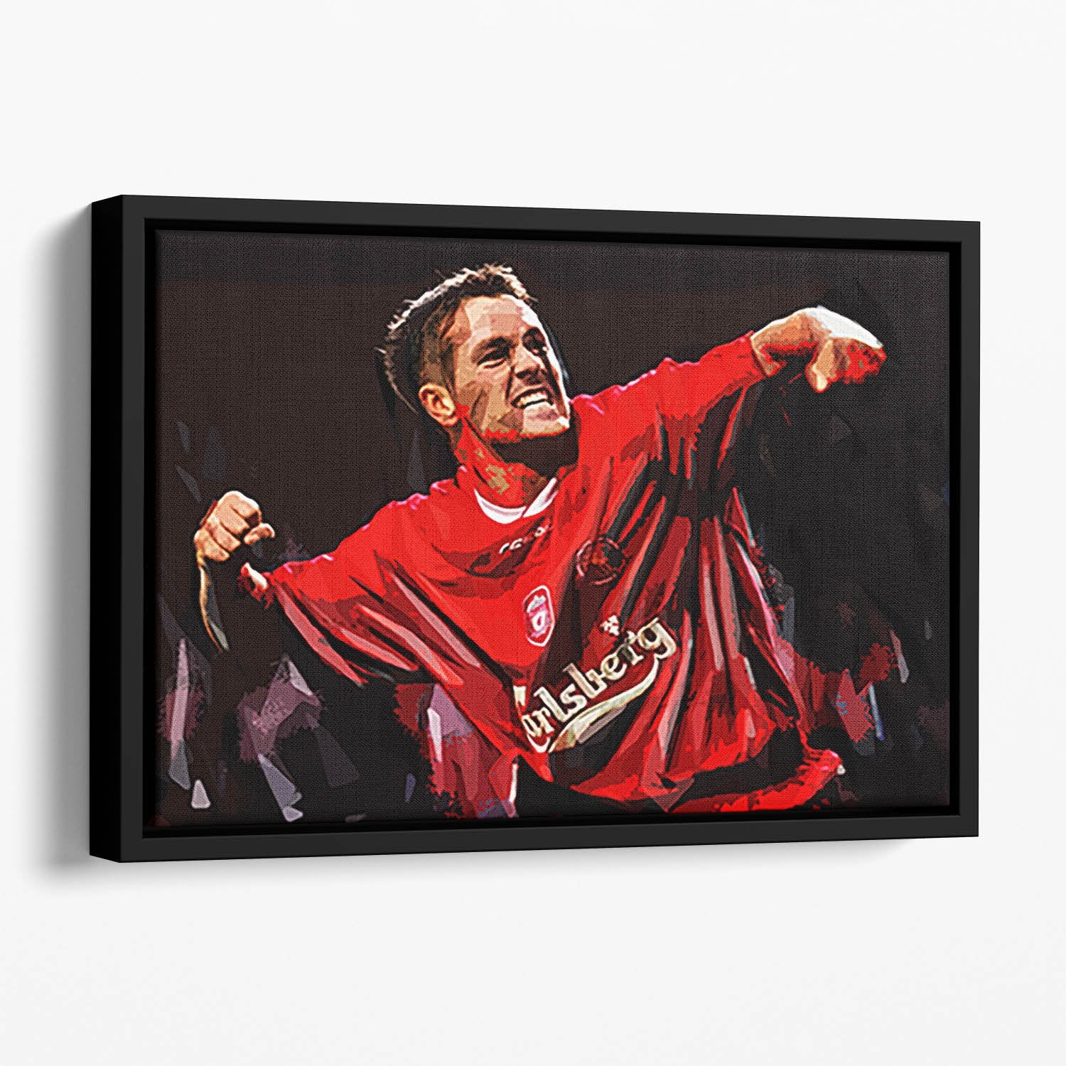 Michael Owen Liverpool Floating Framed Canvas