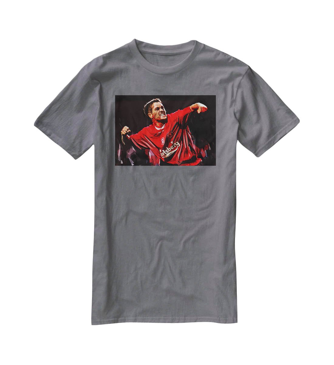 Michael Owen Liverpool T-Shirt - Canvas Art Rocks - 3