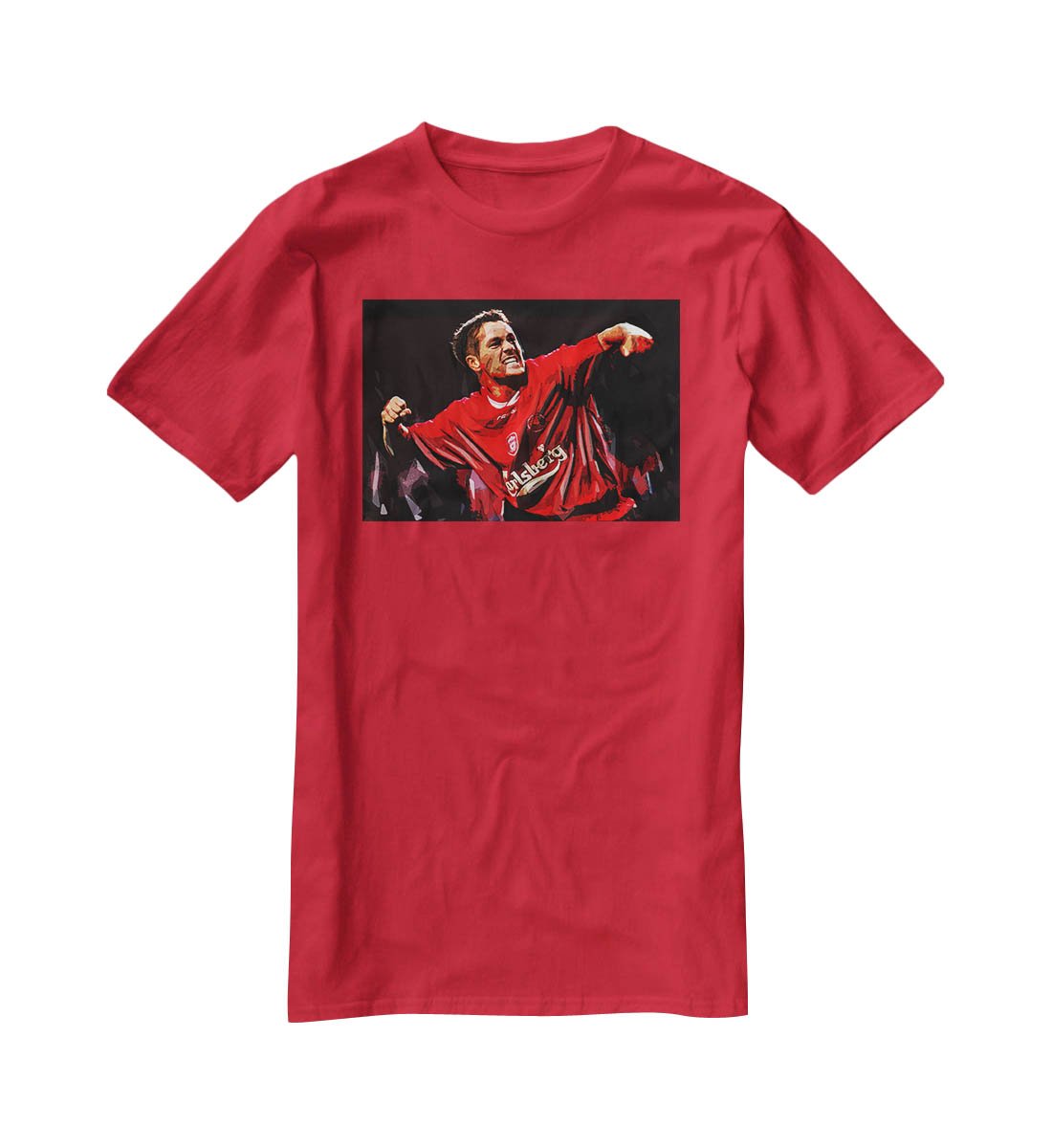 Michael Owen Liverpool T-Shirt - Canvas Art Rocks - 4