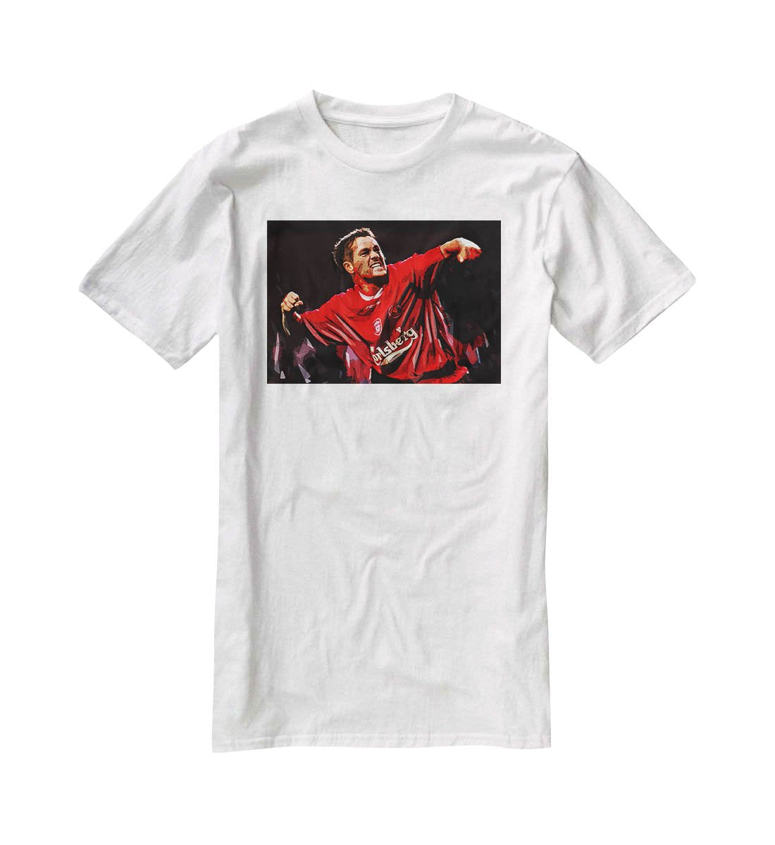 Michael Owen Liverpool T-Shirt - Canvas Art Rocks - 5