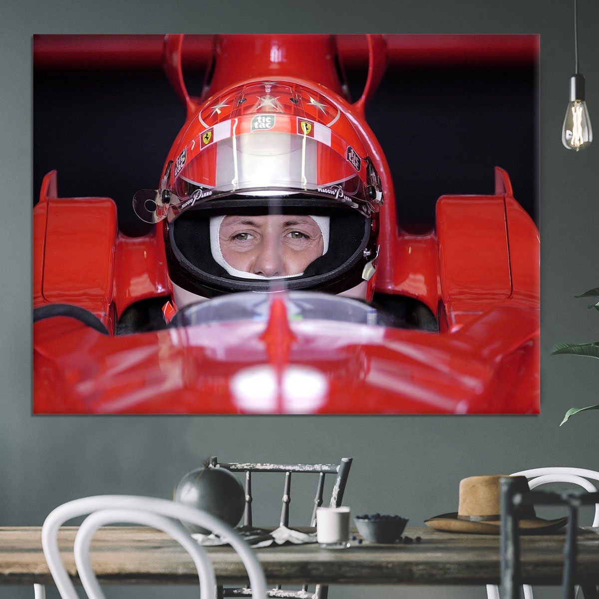 Michael Schumacher 2001 Canvas Print or Poster