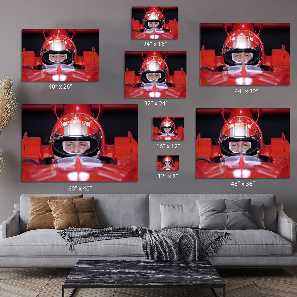 Michael Schumacher 2001 Canvas Print or Poster