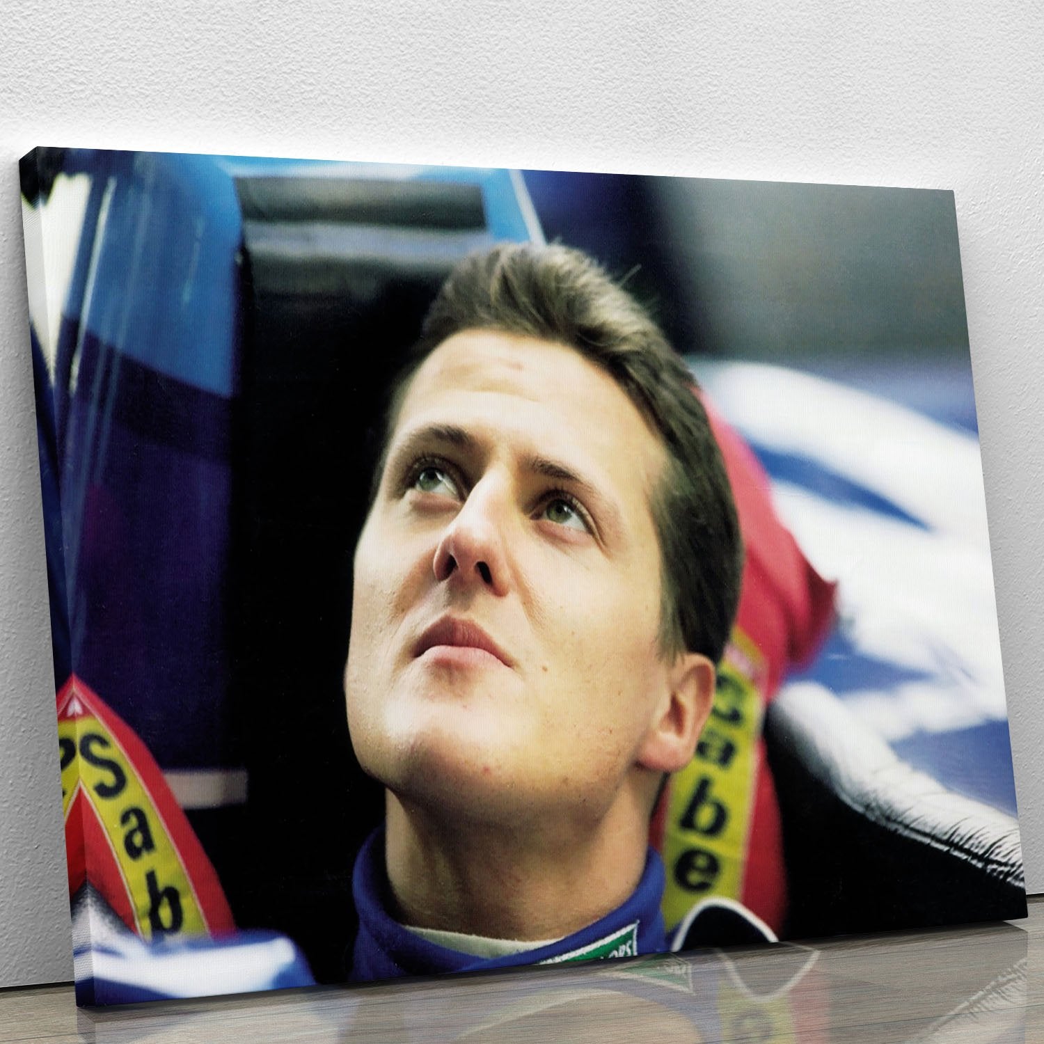 Michael Schumacher in 1995 Canvas Print or Poster