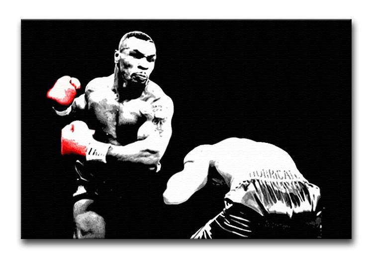 Mike Tyson Knockout Print - Canvas Art Rocks