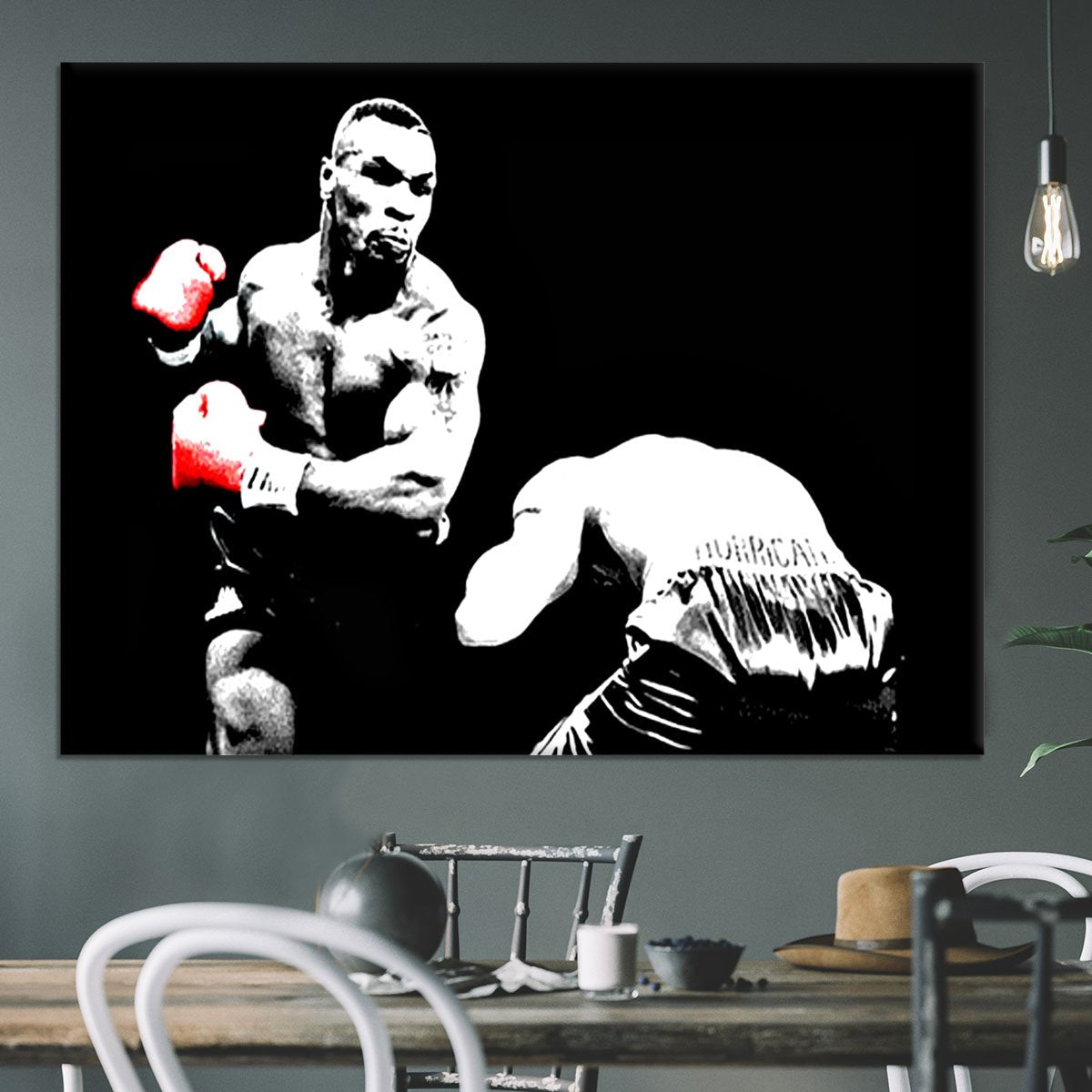Mike Tyson Knockout Canvas Print or Poster