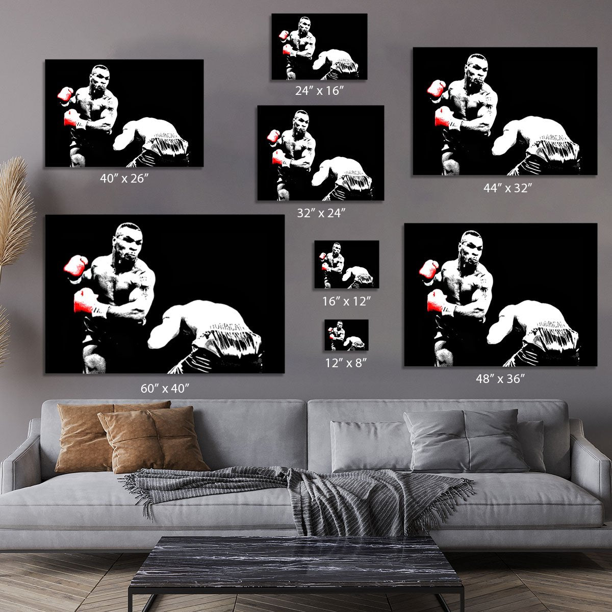 Mike Tyson Knockout Canvas Print or Poster