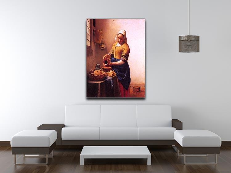Milk maid by Vermeer Canvas Print or Poster - Canvas Art Rocks - 4