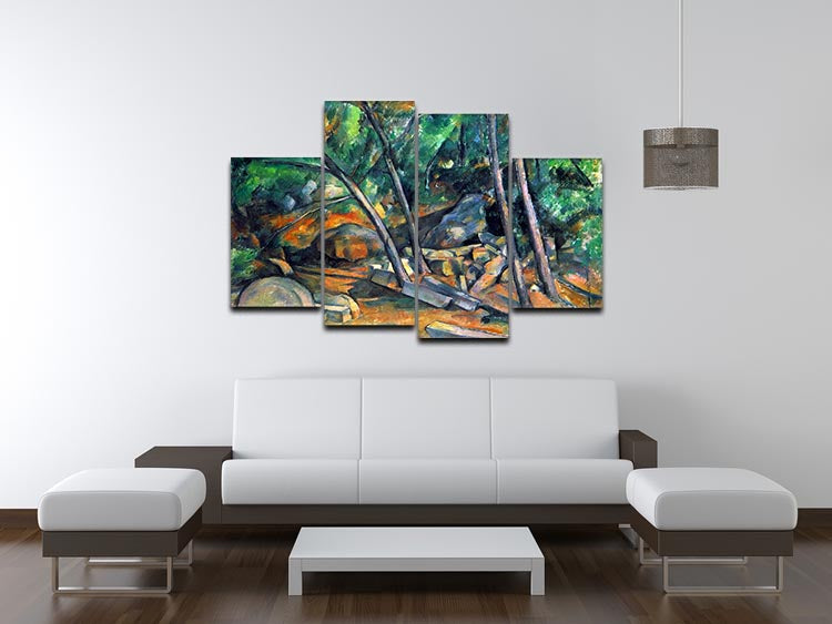 Mill Stone by Cezanne 4 Split Panel Canvas - Canvas Art Rocks - 3