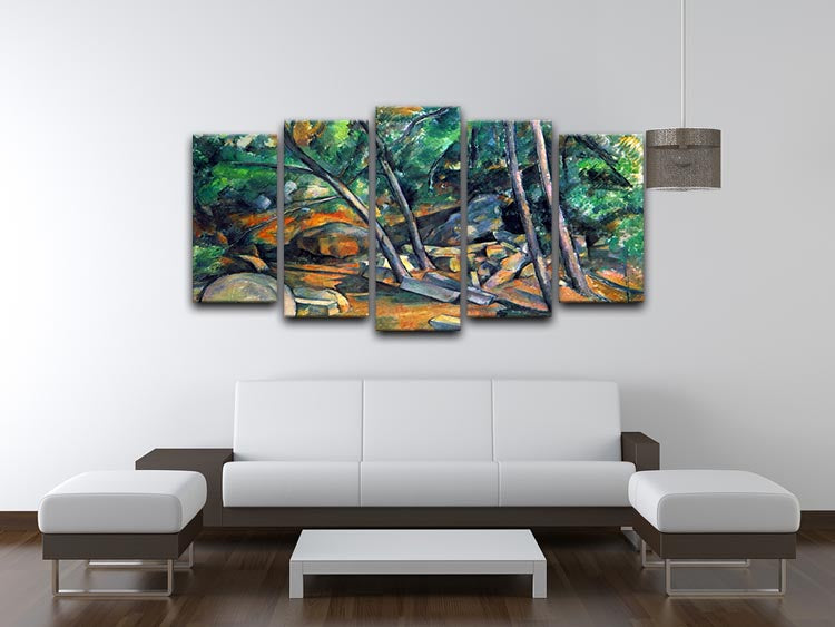 Mill Stone by Cezanne 5 Split Panel Canvas - Canvas Art Rocks - 3