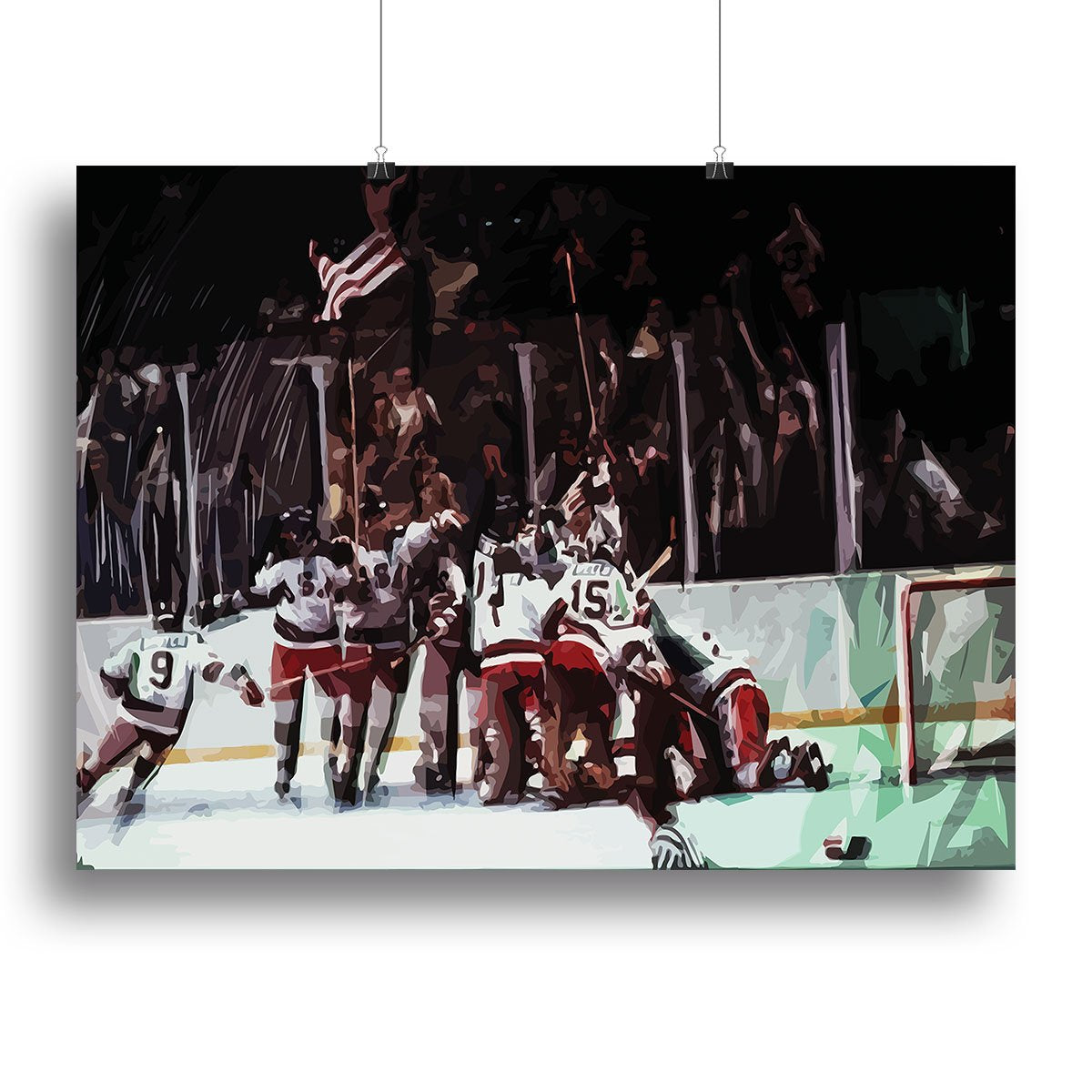 Miracle on Ice USA Ice Hockey Team Canvas Print or Poster