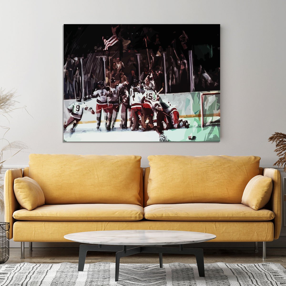 Miracle on Ice USA Ice Hockey Team Canvas Print or Poster