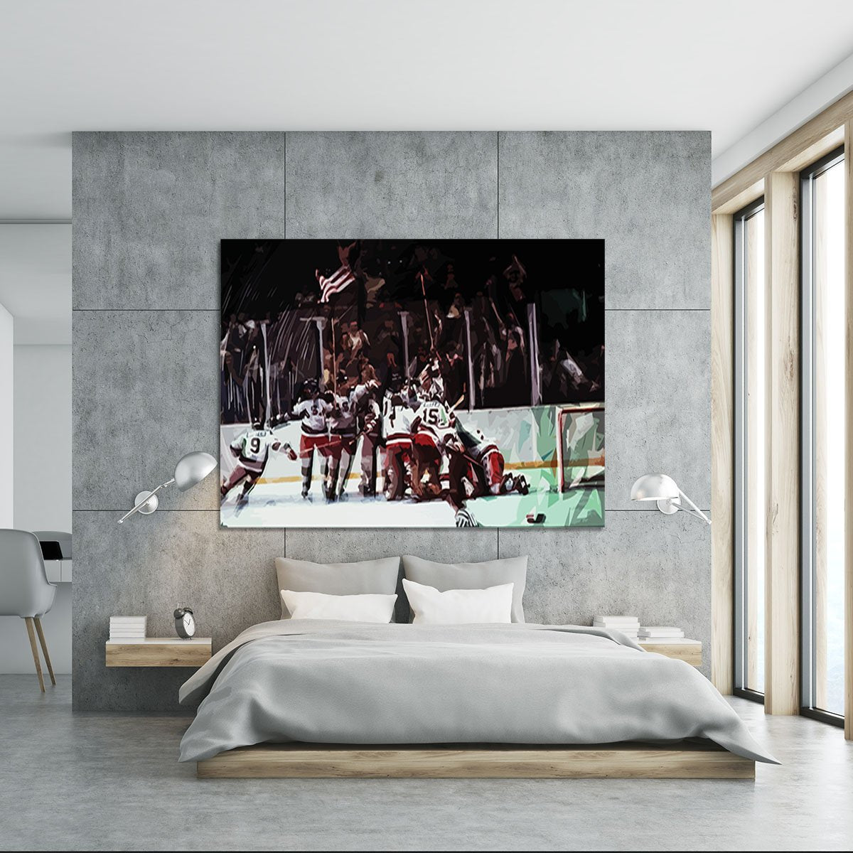 Miracle on Ice USA Ice Hockey Team Canvas Print or Poster