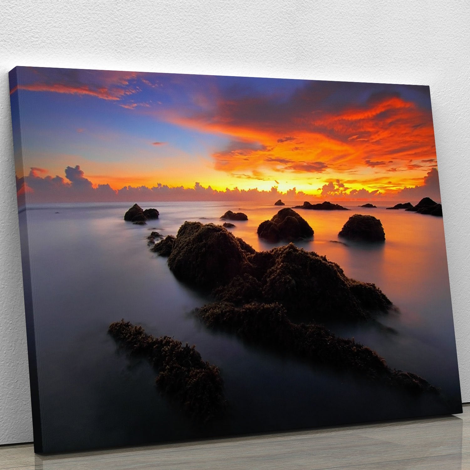 Misty Sunset Canvas Print or Poster
