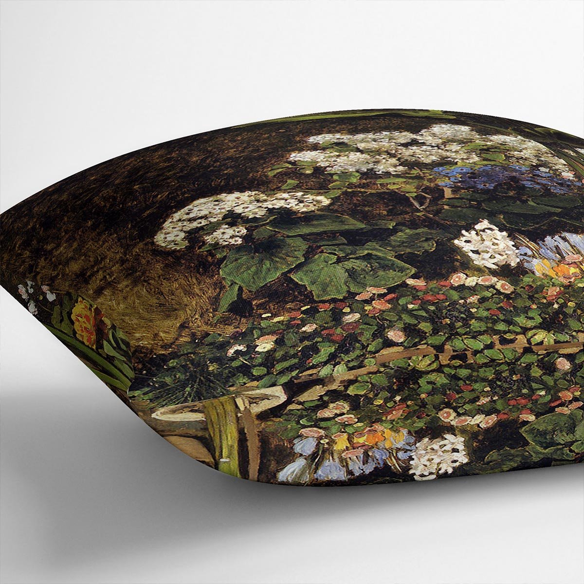 Mixed Spring Flowers by Renoir Throw Pillow