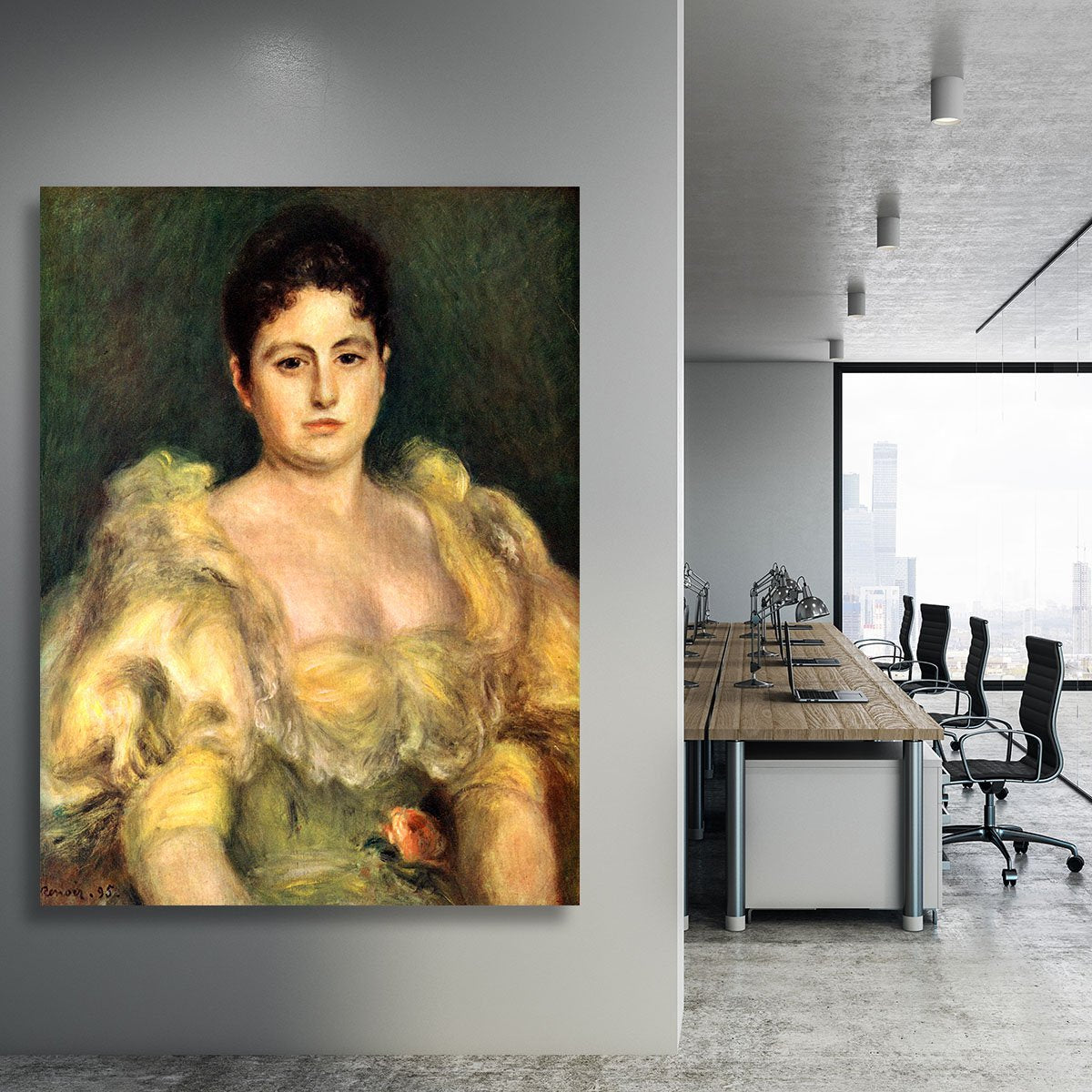 Mme Stephen Pichon by Renoir Canvas Print or Poster