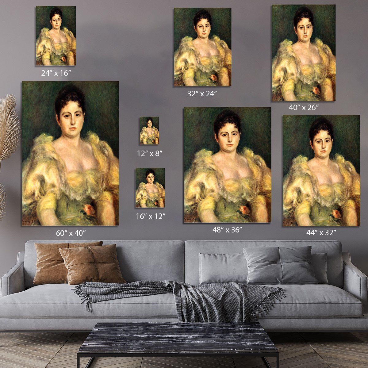 Mme Stephen Pichon by Renoir Canvas Print or Poster