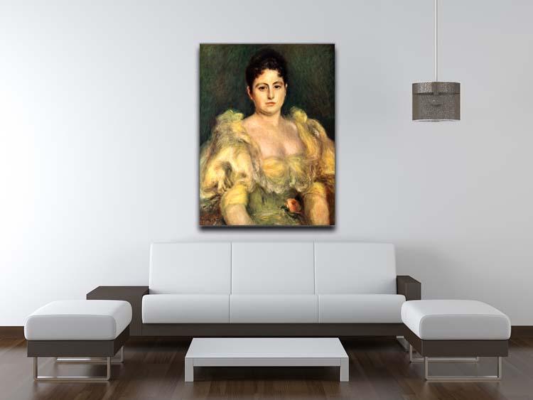 Mme Stephen Pichon by Renoir Canvas Print or Poster - Canvas Art Rocks - 4