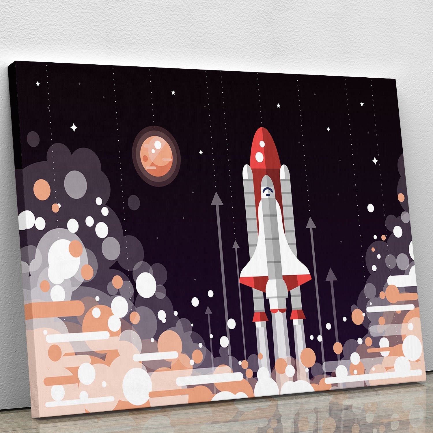 Modern vectorflat design Canvas Print or Poster