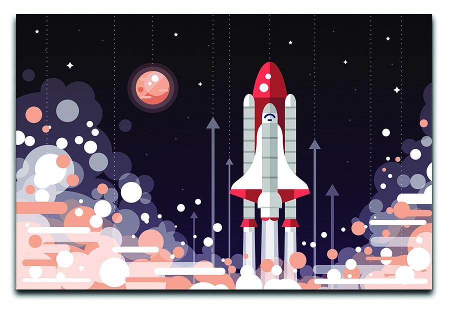 Modern vectorflat design Canvas Print or Poster  - Canvas Art Rocks - 1