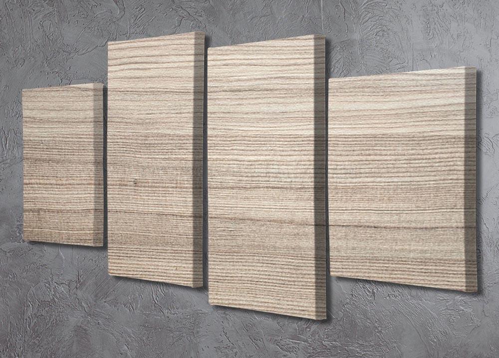 Modern wood texture 4 Split Panel Canvas - Canvas Art Rocks - 2