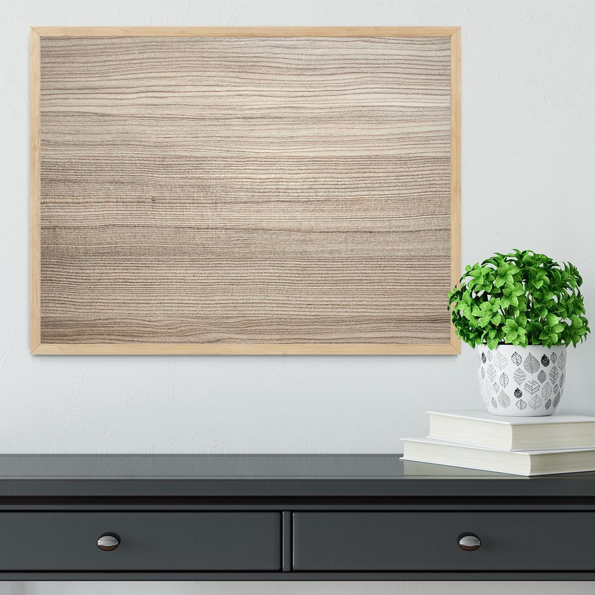 Modern wood texture Framed Print - Canvas Art Rocks - 4