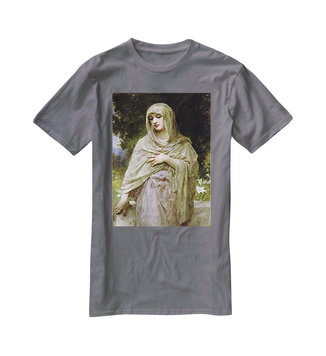 Modestie By Bouguereau T-Shirt - Canvas Art Rocks - 3