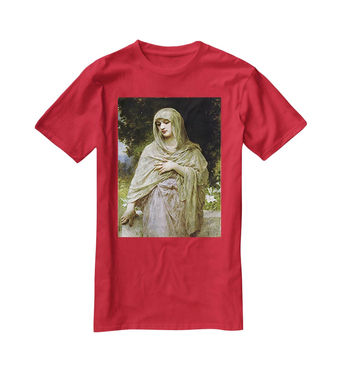 Modestie By Bouguereau T-Shirt - Canvas Art Rocks - 4