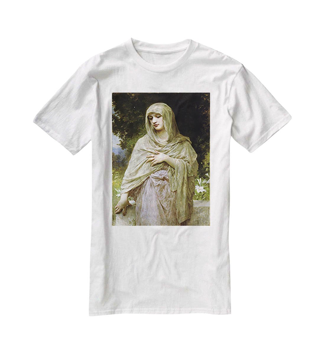 Modestie By Bouguereau T-Shirt - Canvas Art Rocks - 5