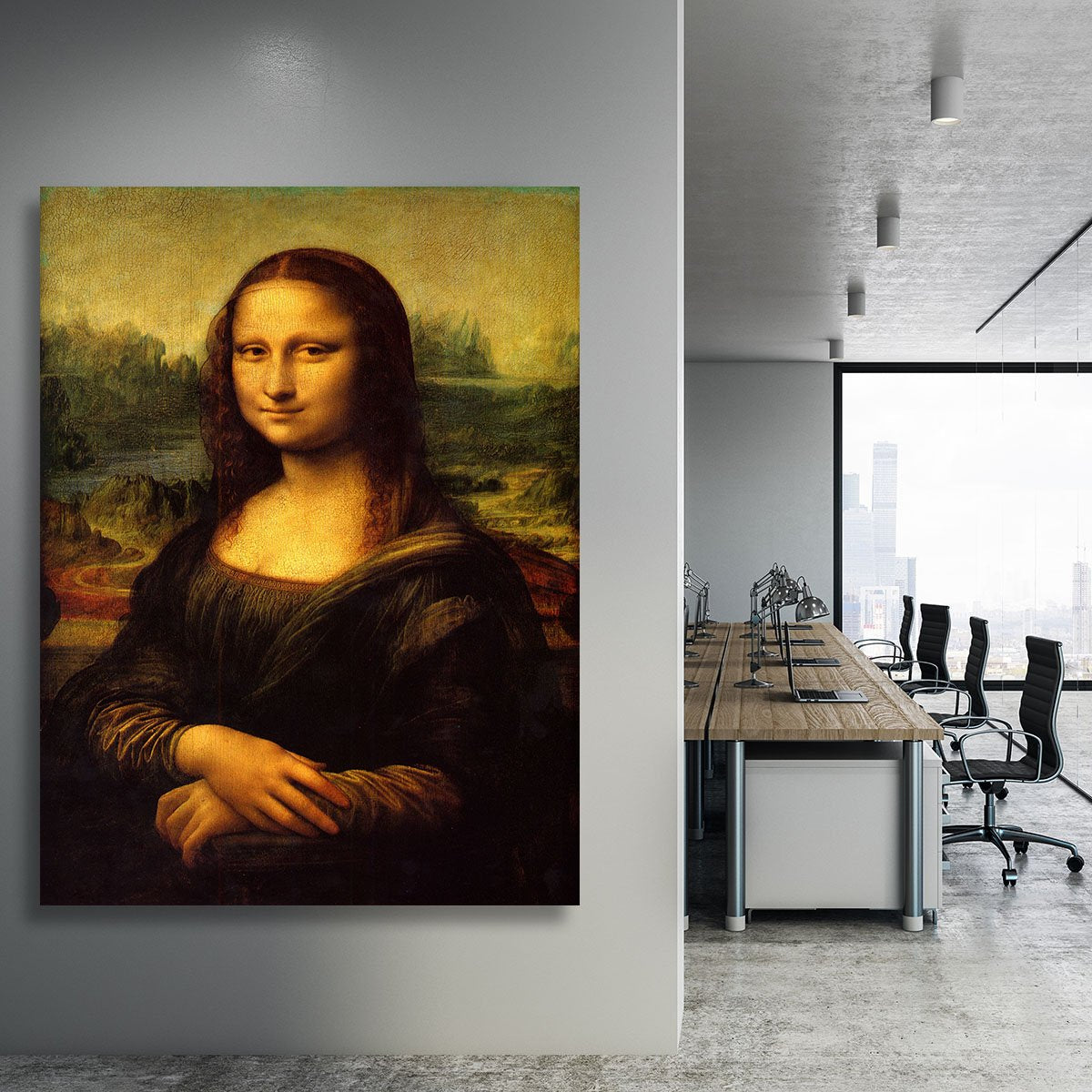 Mona Lisa by Da Vinci Canvas Print or Poster