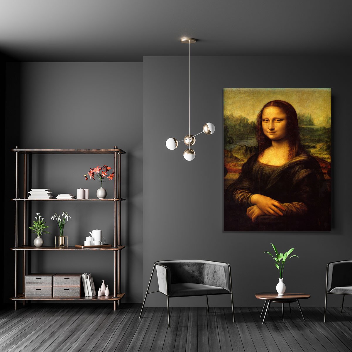 Mona Lisa by Da Vinci Canvas Print or Poster